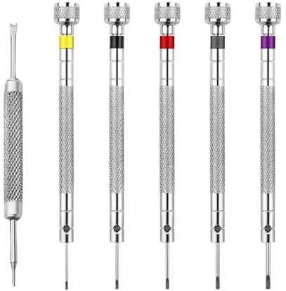 LTMMC 6-in-1 Precision Screwdriver Set + Watch Pins Removal Tool