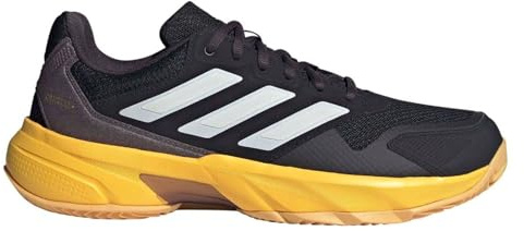 Adidas Herren CourtJam Control 3 Clay Tennis Shoes, Aurora Black/Zero met/Spark, 42 2/3 EU