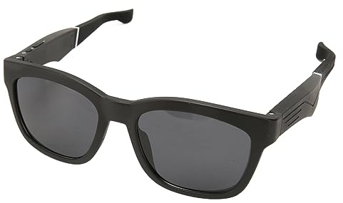 Topiky Occhiali Intelligenti a Conduzione Ossea, Occhiali da Sole Audio Bluetooth per Uomo Donna, Suono Orecchio Aperto con Microfono, Filtro Luce Blu, Lente Polarizzata, Controllo One