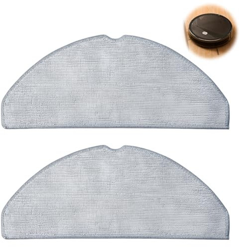 KeyQueen Replacement Mop Pads for Eufy L60 Series and G50 Hybrid, Efficient Cleaning Mop For Household Cleaning Cloths Pad Suitable for Eufy Robotic Vacuum Cleaner L60 G50 Accessories(2 PACK)