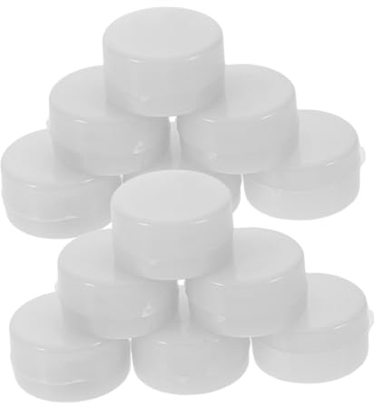 BESTonZON Rattle Balls Noise Maker Inserts 20 Pcs White Plastic for Baby Toys Easy Installation and Lasting Performance, for Doll and Stuffed Animals Repair Or DIY Shaking Toys