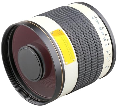 Compatible for Nikon Canon Sony DSLR Macro 4/3 sans Miroir 500 mm f/6.3 MF téléobjectif Miroir 2X téléconvertisseur 1000 mm(Sony)