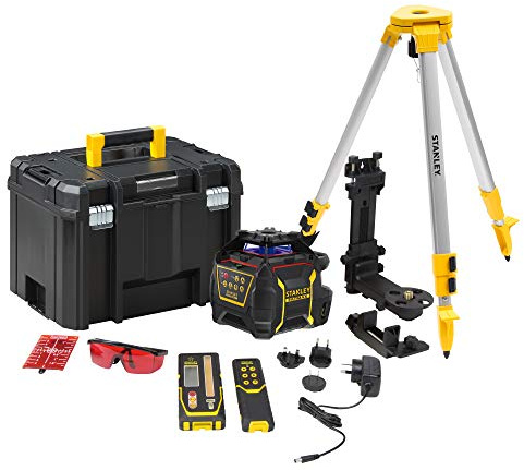 STANLEY FATMAX FMHT77449-1 Nivel láser rotativo RL600L rojo con batería de litio recargable