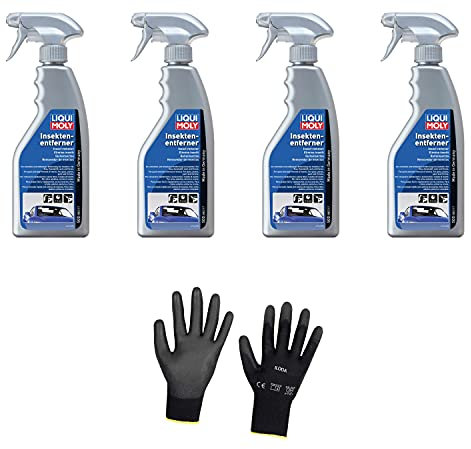 Iloda 4xOriginal Liqui Moly 500ml Insektenentferner 1543 Schutzhandschuhe