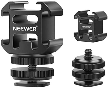 NEEWER Adapter zur Befestigung von warmen Schuhen, für Kamera für Lichtfeldmonitor, Video, Mic LED, Schuhhalterung, kompatibel mit Canon Nikon Kamera Camcorder