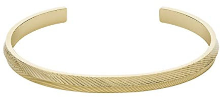 Fossil Armband Für Frauen Harlow, Länge: 175mm, Breite: 5.2mm Gold-Edelstahl-Armband, JF04117710