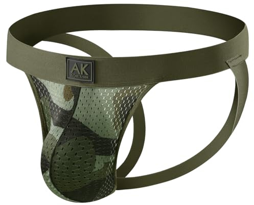 Casey Kevin Jockstrap herr kamouflage sportsuspension underkläder jock rem stringtrosa