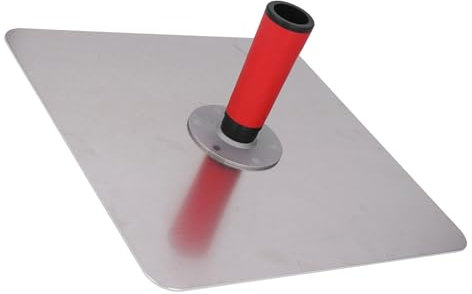 13Inch Aluminium Plastering Hawk, Drywall Hawk Mortar Board Plaster Tool with Soft Grip Handle, Mortar Board Holder Finishing Plastering Tool for Home Cement Paint