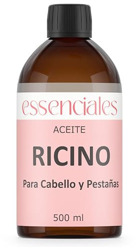 Olio di Ricino Puro 100% – Crescita Ciglia e Sopracciglia | Stimola Capelli | Ricino per Ciglia e Capelli Naturale 500ml