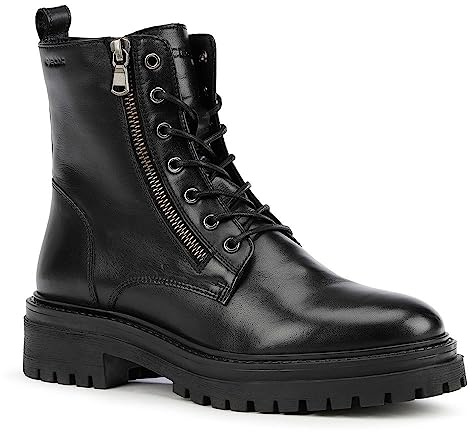Geox D Iridea F, Botines Mujer, Light Black, 36 EU