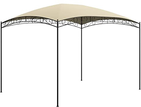 vidaXL Gazebo 3x4x2,65 m Crema 180 g/m²