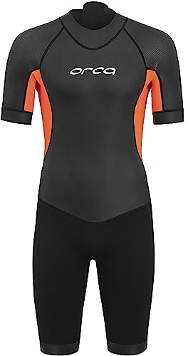 2023 Orca Mens Vitalis Openwater Shorty Wetsuit NN2Y0 - Black Orca Mens Size - 7