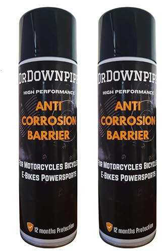 Anti Corrosion Spray Twin Pack (2 x 500ml) – Heavy Duty Rust Protection & Prevention Aerosol for Cars, Motorbikes, Ebikes, Vans, Tools & Outdoor Metal – Long-Lasting Corrosion Inhibitor