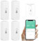 Ailao Termometro Wifi 4Pcs Sensor Temperatura Wifi Tuya Smart Sensor Temperatura sensor de temperatura con APP interior termometer higrometer soporte Alexa.