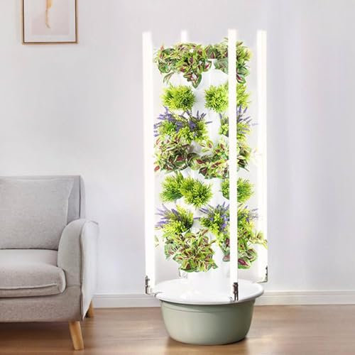 FANYING Système de Culture hydroponique avec éclairage LED automatisé, Vertical pour Jardin Tour intérieur, jardinière Multicouche Intelligente, équipement de Culture Hors-Sol,5Layer