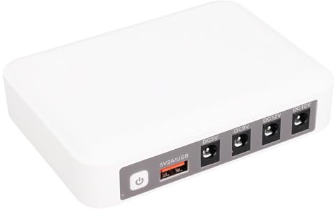 Walfront 7500mAH Ointressant Strömförsörjning Mini UPS Batteri Backup för Router Modem Power Bank DC 5.5x2.1mm Output USB 5V 2A Output (EU)