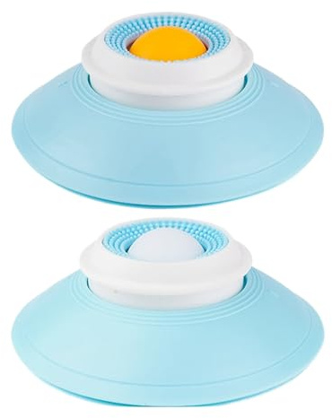 Pack of 2 Lick Mat for Dogs with Suction Cup & Rotating Ball, Dog Lick Toy 14.5 x 5.5 cm Lick Ball Dog Lick Ball for Dogs, PP Wet Food, Lick Pad, Slow Feeder, Lick Bowl for Dogs, Small, Medium, Large