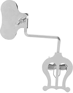 Taidda Mini Porte-feuille de Dossier de Musique Portable pour Instruments à Vent, Pince à Musique en Argent Durable pour Musiciens, Applicable aux Livres de et aux Manuels Scolaires