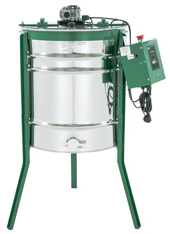SAF Natura extracteur à miel électrique diagonal | 3 cadres | cadre Dadant | cadre Layens | commande intuitive | acier inoxydable | matériel apicole | REGATA