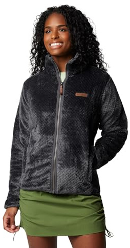 Columbia Women's Fire Side II Sherpa Full Zip, Shark, Large