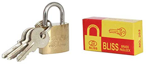 Ecolle Vorhängeschloss 25mm No.262 - Extra Plus - TOP Security - 3 Schlüssel - Metall - Schloss, 3 Schlüssel - Schränke, Truhen, Vorratsdosen, Vorhängeschloss