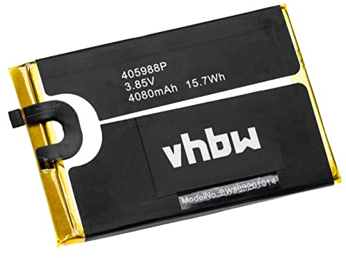 vhbw Akku Ersatz für Blackview 405988P für Handy Smartphone Telefon (4080mAh, 3,85V, Li-Ion)