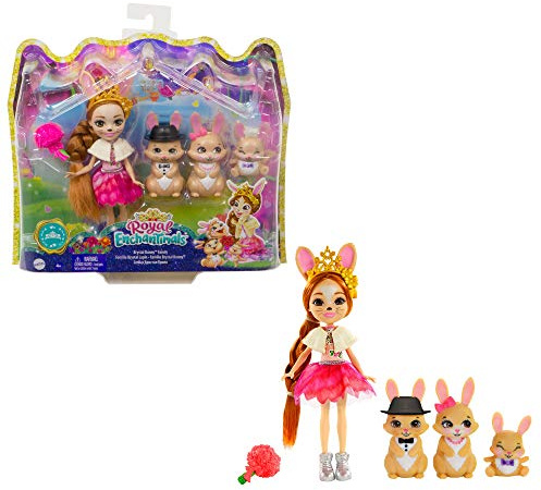 Enchantimals Royal Doll with Rabbit Family Pet Toy Wedding Dresses (Mattel GYJ08)
