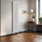 Blümme Traditional 1800 x 380mm Vertical Cast Iron Radiator Central Heating Radiators Four Column White