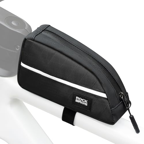 ROCKBROS Vikbar Cykelram, 0,8 L Mini Cykelväska För Övre Rör, Vägcykel, Gravel, Mtb, Vit, Svart, Blå, Kaki, Armégrön