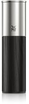 WMF Ceramill Nature - Molinillo de especias (mecanismo de cerámica, grado de molienda ajustable, fácil llenado, sal y pimienta, tapa protectora, color negro)