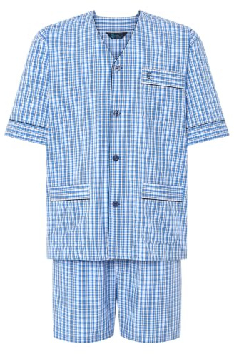 El Búho Nocturno Pyjama Homme Été Court Manches Courtes Coton Maille
