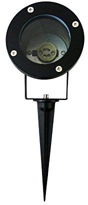 GTV lighting - Lampe de jardin DIEGO | Lampe d'extérieur pour éclairage de jardin, terrasse, plantes, chemins, étang | Lampe d'extérieur | Étanche IP65, AC220-240 V, 50/60 Hz, noir