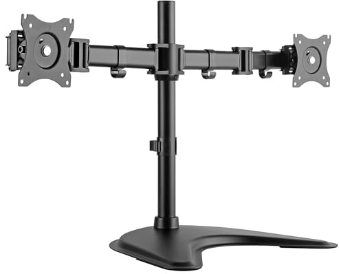 RICOO Monitor Halterung 2 Monitore Bildschirmhalterung Arme Dual Monitor Arm für 13-27 Zoll Bildschirm Arm Halter TS5311 Tischhalterung VESA 75x75 100x100 Monitorhalter