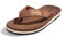 FITORY Chanclas de Hombre para la Playa Zapatos Planos de Verano para Piscina Casual Tan Talla 45 EU
