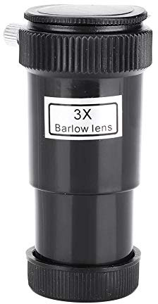 EBTOOLS 0,96 pulgadas/24,5mm 3X Lente Barlow plástico para oculares de telescopio astronómico