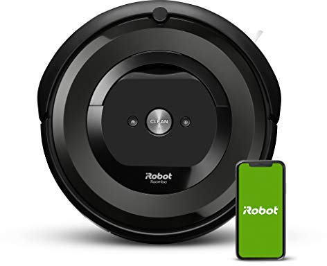 iRobot Roomba e6 (e6192) - Aspirateur Robot Connecté - 2 brosses Caoutchouc Multisurfaces Anti-emmêlement - Idéal Animaux - Suggestions personnalisées - Compatible Assistants vocaux Alexa et Google