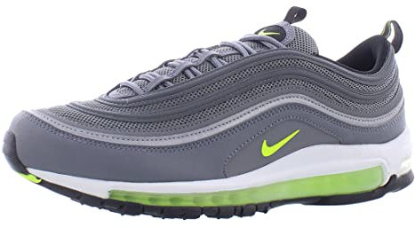 Nike Air Max 97 Herren Running Trainers DJ6885 Sneakers Schuhe (UK 10 US 11 EU 45, Smoke Grey Volt White Black 001)