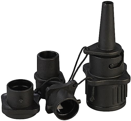 infactory Pumpenadapter: 5-teiliges Pumpen-Adapter-Set für SUPs, Schlauchboote, Pools u.v.m. (Ventiladapter, Luftmatratze Ventil Adapter, Luftpumpe Aufsatz)