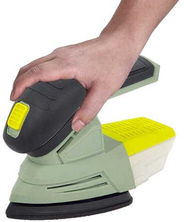 Levigatrice Orbitale di Precisione 20V - Levigatrice Palmare a senza Fili, con Platorello Triangolare 135mm, Motore Bipolare, Batteria non Inclusa