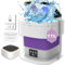 Mini Waschmaschine, 13L 1.8kg 2 in 1 Camping Wasch-maschine mit Schleuderr, Klein Waschmaschine Washing Machine Small für Socken Unterwäsche Babykleidung Handtücher Reisen Tourenwagen Wohnheim