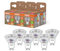 OSRAM Energy Class LED-Reflektor-Lampe PAR16 mit 4.7 W, 850 lm, warmweiß (2700 K) aus klarem bleifreiem Glas mit GU10 Sockel in der Energieeffizienzklasse A, 50 mm Durchmesser, IP20,6-Pack