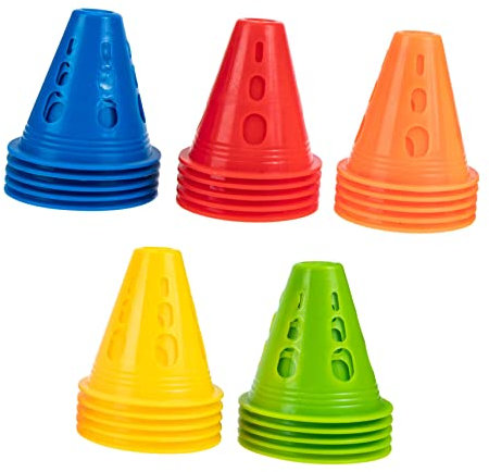 BCOATH 25St Rollbarrikaden Mini-Agility- für den Sport Mini-Trainingskegel skaten Mini- Zapfen flurläufer Skating Zubehör Skaterschuhe kleine Trainingskegel aus Kunststoff