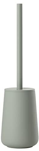 Zone Denmark Nova One Toilettenbürste, Klobürste aus Keramik, WC Bürste mit Bürstenhalter, Soft-Touch-Beschichtung, Durchm. 10,3 cm, Höhe 37 cm, Matcha Green