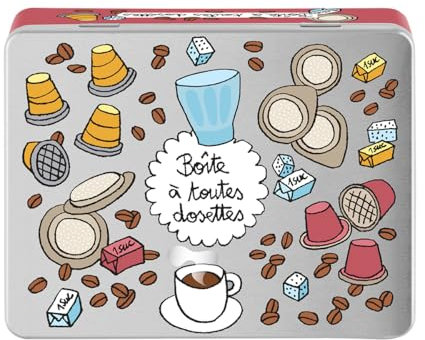 DLP - Boîte à Dosette de Café - Zinc