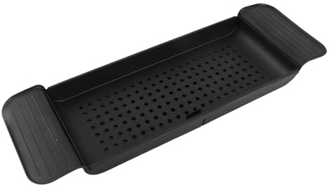 Expandable Bathtub Tray for Bathroom - Stable Plastic with Draining Design and Compact Storage