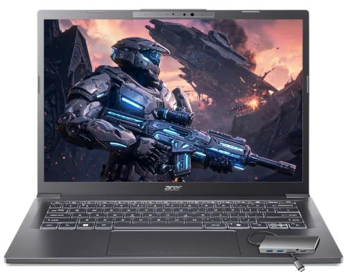acer 2026 Aspire AI Laptop for Business & Creators | Intel Core Ultra 7 258V, 32GB RAM, 2TB SSD, 14 FHD Touchscreen, Backlit KB, USB-C HUB, Lifetime Office 365, Long Battery Life, Windows 11 H, Gray