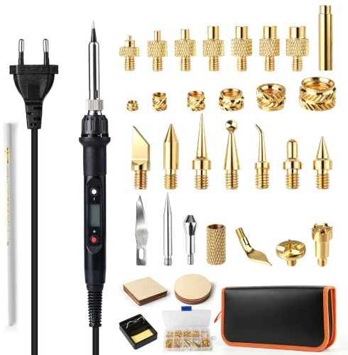 2 in 1 Heat Insert Tool & Soldering Iron Kit, 80W
