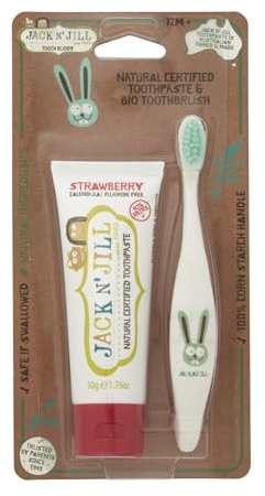 Jack N' Jill Baby & Toddler Toothbrush and Toothpaste Set