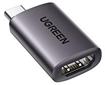 UGREEN Adaptador USB Tipo C a HDMI 4K 60Hz, Adaptador Type C HDMI Compatible con Thunderbolt 3 para iPad Pro 2022/2021, MacBook Pro 2023/ Air, Surface Pro 9, Huawei P50, DELL XPS, Galaxy S23/S22/S21