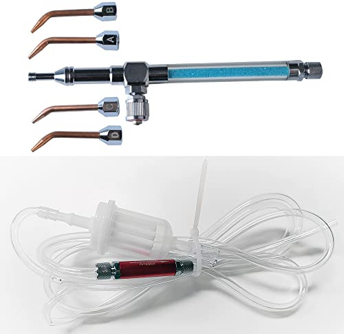 Universal Oxy hydrogen Gas Torch Flame Generator with 4 Copper Nozzles+ Flash back Arrestor for 30-150L/H HHO Polishing Welding Machine